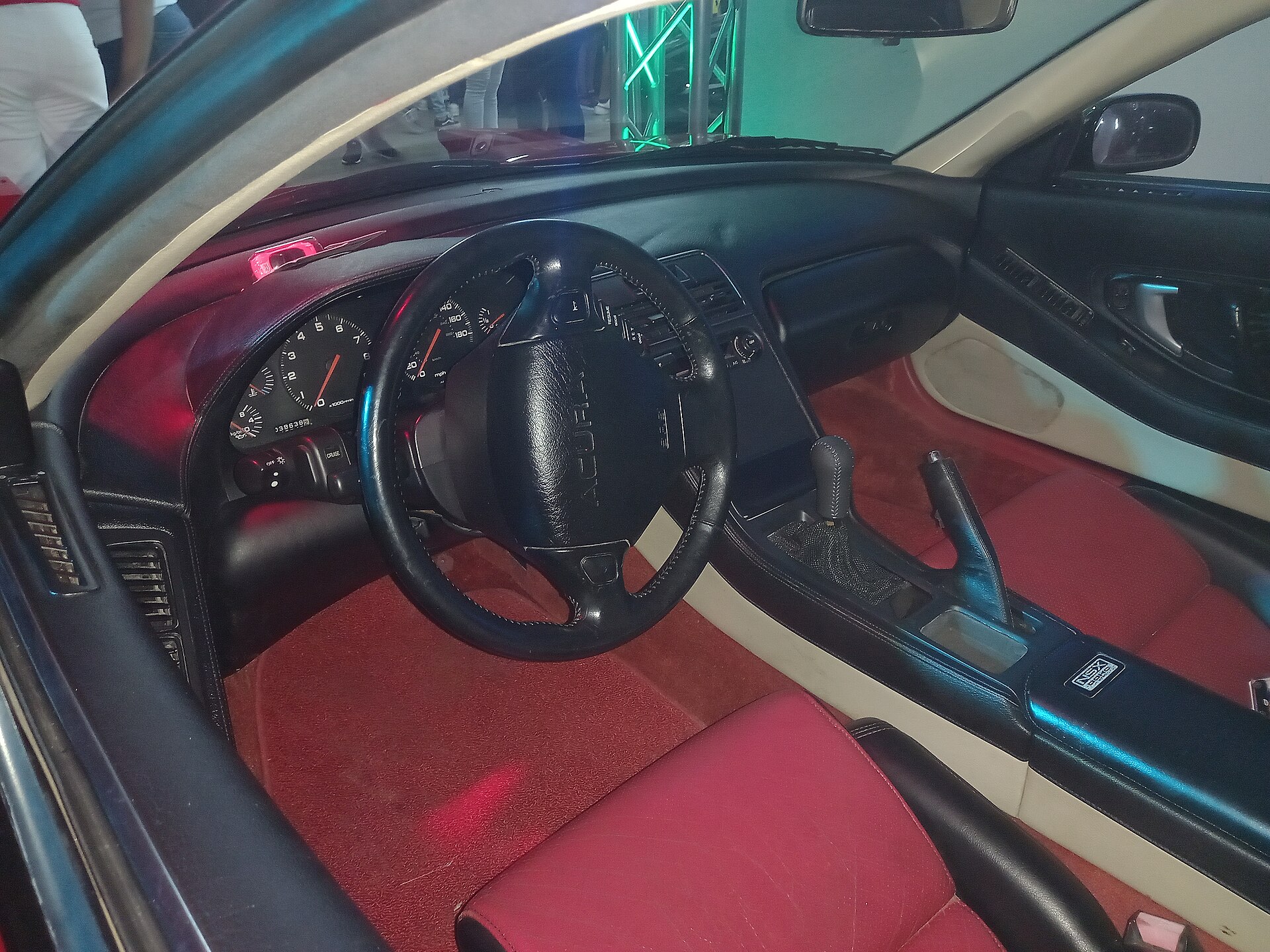 First-generation NSX interior